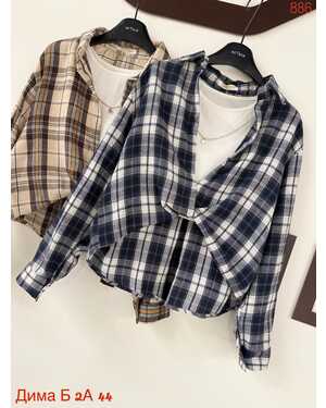 Женская рубашка с топиком фабричный китай размер единый: (42/48)