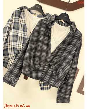 Женская рубашка с топиком фабричный китай размер единый: (42/48)