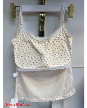 Женская майка с поролоном размер единый: (42/46)