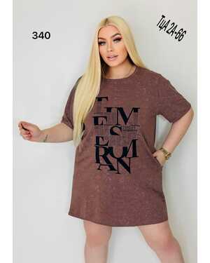 Женская Туника длина 85см Фабрика: Китай ткань Хлопок Состав: 95% cotton, 5% spandex Размер 6ХЛ (на52-54)-7ХЛ (на56-58) (маломерки)