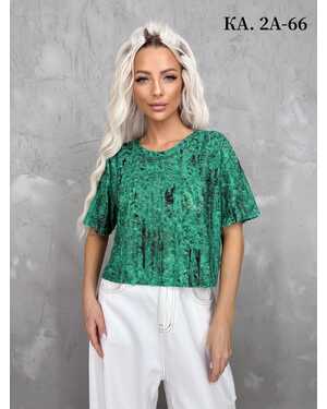 Женская Футболка, хлопок Размеры ЕДИНЫЙ (42-48)