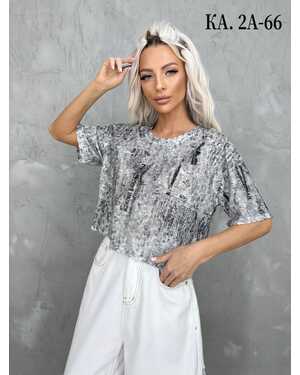 Женская Футболка, хлопок Размеры ЕДИНЫЙ (42-48)