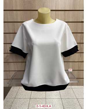 Женская Кофта, хлопок Состав 95% COTTON, 5% SPANDEX, ОГ 106см(52)Раз: XL(52) 2XL(54) 3XL(56)-4XL(58)