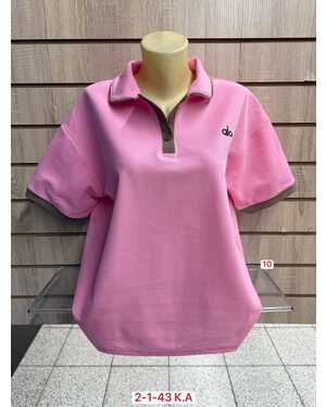 ЖЕНСКАЯ ФУТБОЛКА ТКАНЬ 95% COTTON, 5% POLYESTER РАЗМЕР ЕДИНЫЙ 50-54