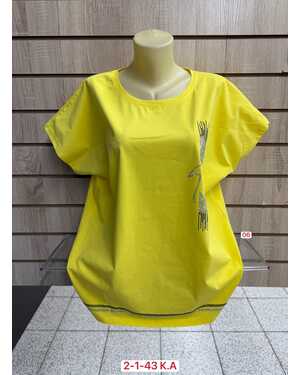 ЖЕНСКАЯ ФУТБОЛКА ТКАНЬ 95% COTTON, 5% SPANDEX РАЗМЕР ЕДИНЫЙ 54-58