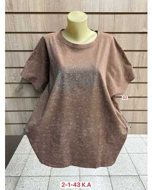 ЖЕНСКАЯ ФУТБОЛКА ТКАНЬ 95% COTTON, 5% POLYESTER Раз: 64/68 (ЕДИНЫЙ)