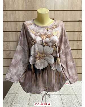 ЖЕНСКАЯ ФУТБОЛКА ТКАНЬ 95% COTTON, 5% SPANDEX Раз: 58-62 (ЕДИНЫЙ)