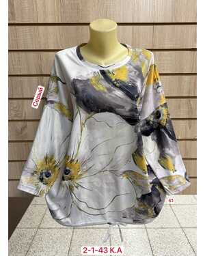 ЖЕНСКАЯ ФУТБОЛКА ТКАНЬ 95% COTTON, 5% SPANDEX Раз: 58-62 (ЕДИНЫЙ)