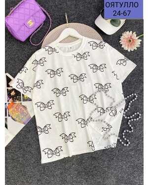 ЖЕНСКАЯ ФУТБОЛКА ФАБРИЧНЫЙ КИТАЙ РАЗМЕР ЕДИНЫЙ 44-52