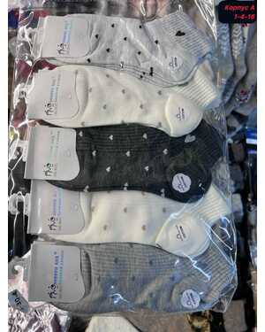 Женские носочки Состав хлопок Качество люкс В упаковка 10 пар