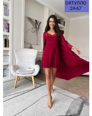 Женский костюм для дома ткань лайт (Сорочка, халат)