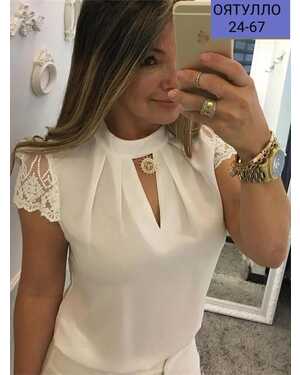 Женская Блузка ткань Бенгалин