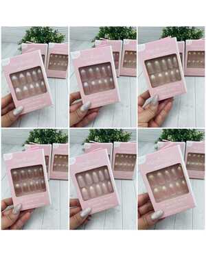 Накладные ногти детские С клеевыми стиками