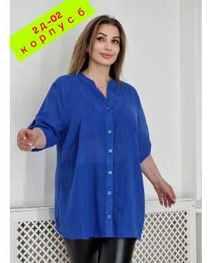 ЖЕНСКАЯ РУБАШКА ТКАНЬ Х/Б В РАЗМЕР