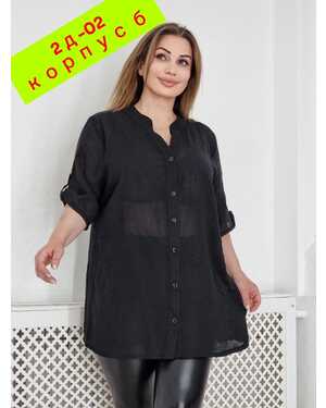 ЖЕНСКАЯ РУБАШКА ТКАНЬ Х/Б В РАЗМЕР