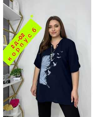 ЖЕНСКАЯ БЛУЗКА ТКАНЬ СИНГАПУР В РАЗМЕР