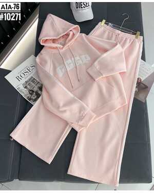 костюм двойка Штаны+свитшот на замке Модель оверсайз