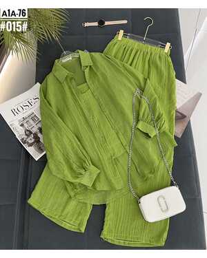 Женский Костюм тройка Рубашка+майка+штаны Размер единый 42/48