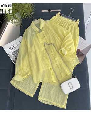 Женский Костюм тройка Рубашка+майка+штаны Размер единый 42/48