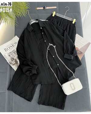 Женский Костюм тройка Рубашка+майка+штаны Размер единый 42/48