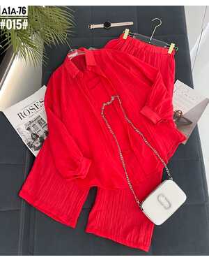 Женский Костюм тройка Рубашка+майка+штаны Размер единый 42/48