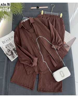 Женский Костюм тройка Рубашка+майка+штаны Размер единый 42/48