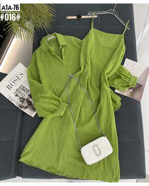 Женский Костюм двойка Платье+рубашка Размер: единый 42/50