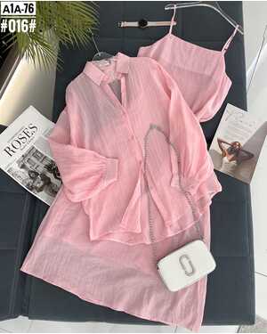 Женский Костюм двойка Платье+рубашка Размер: единый 42/50