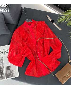 Женская Рубашки гипюр Размер: единый 42/48