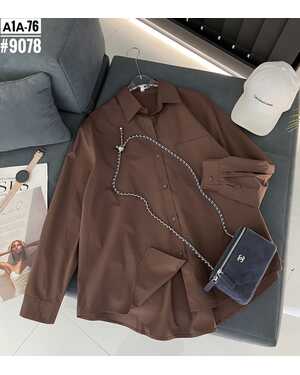 Женская Рубашки оверсайз Размер: единый 42/50