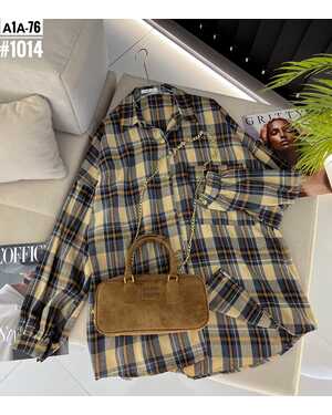 Женская Рубашки оверсайз Размер: единый 42/48