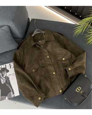 Женская Замшевая куртка