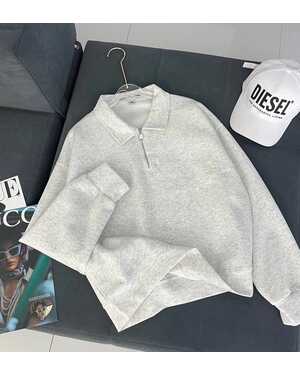 Женский Свитшот с длинным рукавом на замке Размер: единый 42-48