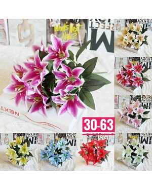 Искусственные цветы упаковка 10 шт Размер 1 букет: 7 голов , 60 см