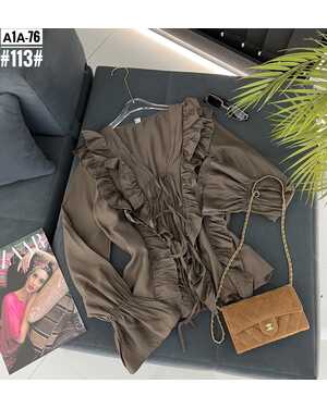 Женская Рубашки оверсайз Размер Единый 42/48