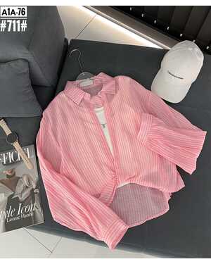 Женская Рубашки с топом Легкий материал Размер: единый 42/48