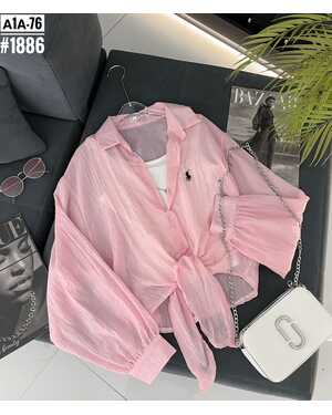 Женская Рубашки с топом Легкий материал Размер: единый 42/48