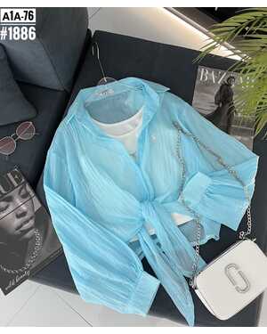 Женская Рубашки с топом Легкий материал Размер: единый 42/48