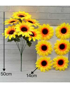 Искусственные цветы упаковка 20 шт Размер 1 букет: 6 голов , 50 см