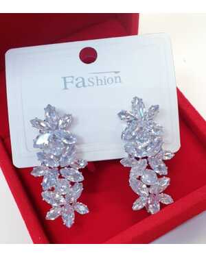 Роскошные серьги с кубическим цирконием