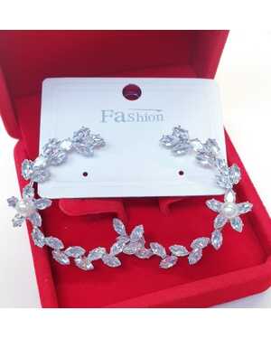 Роскошные серьги с кубическим цирконием