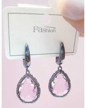 Серьги с камнем