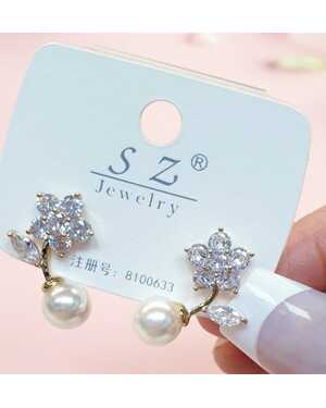 Серьги с жемчугом