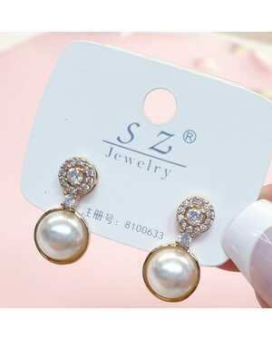 Серьги с жемчугом