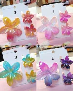 Крабики для волос набор 3шт.