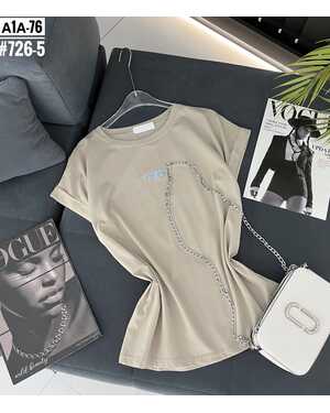 Женская футболка Фабричный китай Размеры единый 42/48