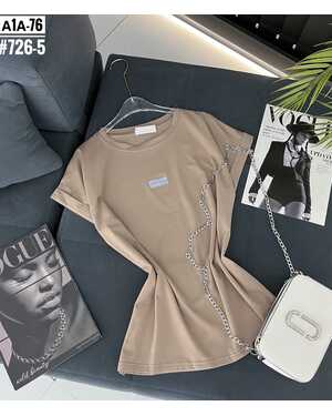 Женская футболка Фабричный китай Размеры единый 42/48