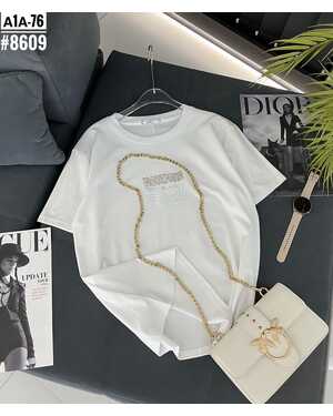 Женская футболка Фабричный китай Размеры единый 42-48