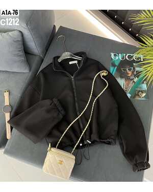 Женская Ветровка на замке С утеплителем на флисе Фабричный китай Размеры единый 42-48