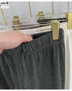 Женские Легкие штаны со стразами Фабричный китай